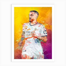 Joselu Real Madrid Art Print