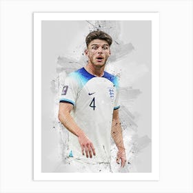 Declan Rice England Drawing Art Print