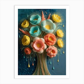 Tree Of Flowers 1 Art Print