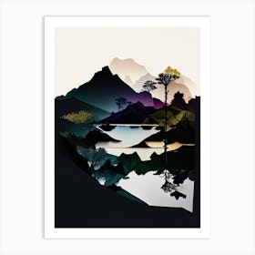 Killarney National Park Ireland Cut Out Paper Art Print