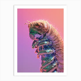 Glitter Caterpillar Art Print