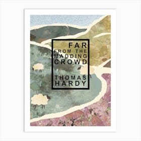 Book Cover - Far From The Madding Crowd by Thomas Hardy Art Print