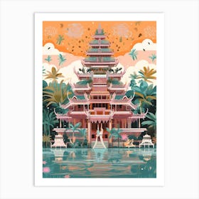 The Silver Pagoda Phnom Penh, Cambodia 2 Art Print