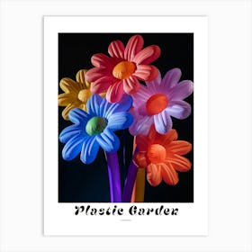 Bright Inflatable Flowers Poster Cineraria 2 Art Print
