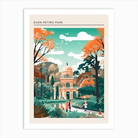 Buen Retiro Park Buenos Aires Argentina 2 Art Print