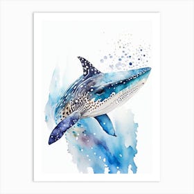 Port Jackson Shark 3 Watercolour Art Print