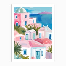 amalfi coast print 2 Art Print