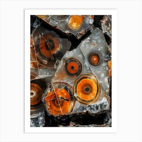 Agates Art Print