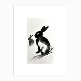 Chinese New Year Of The Rabbit  Art Print