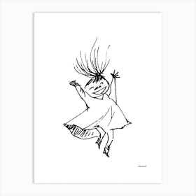 The Moomin Drawings Collection Happy Mymble Art Print