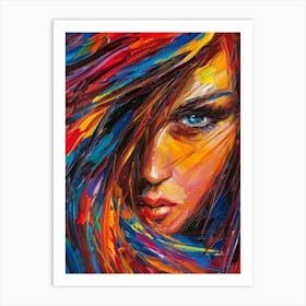 Abstract Of A Woman 42 Art Print