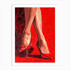 High Heeled Shoes 6 Art Print