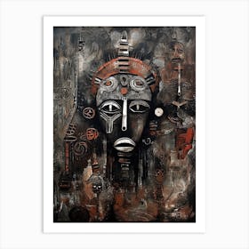 Safari Dreamscape: AfroArt Adventures in Decor Art Print