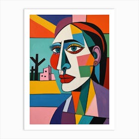 Portrait Of A Woman 13 Art Print