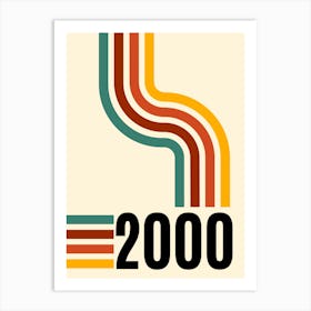 2000 vintage style Art Print