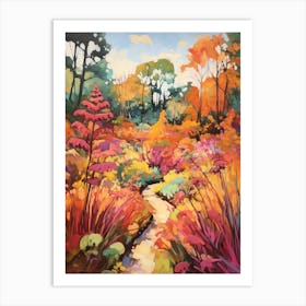 Autumn Gardens Painting Atlanta Botanical Garden 2 Art Print