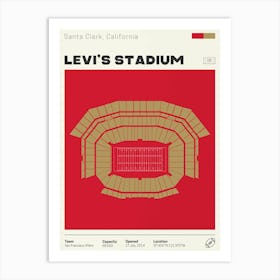 San Francisco - Levi'S Stadium Art Print