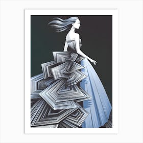 Woman In A Dress 8 Art Print