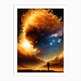 Sun And The Moon Art Print