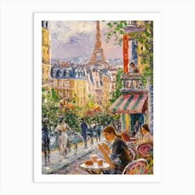 Paris Cafe 1 30x40in 9000x12000px 80 Art Print