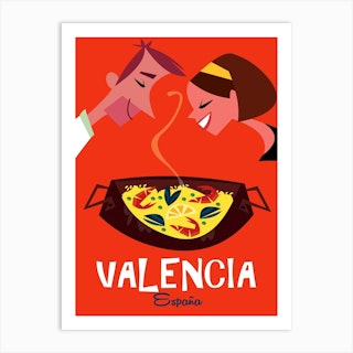 Valencia Poster Art Print
