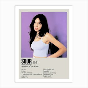 Sour 2021 Sour olivia rodrigro Art Print