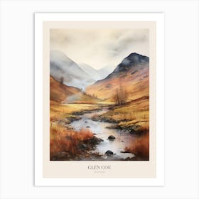 Glen Coe Scotland Uk Trail Poster Art Print