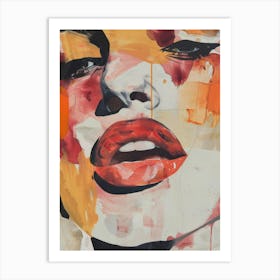 Woman'S Face 44 Art Print