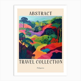 Abstract Travel Collection Poster Philippines 4 Art Print