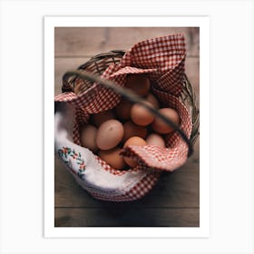 Eggs In A Basket Art Print