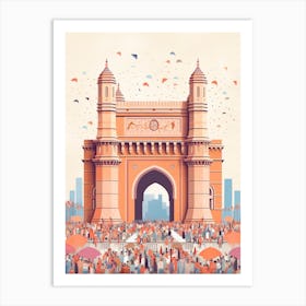 He Gateway Of India Mumbai Art Print