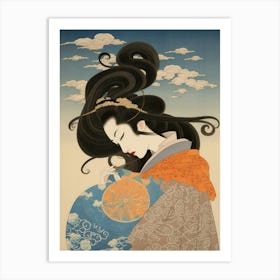 Ukiyo Beauty Japanese Style 8 Art Print