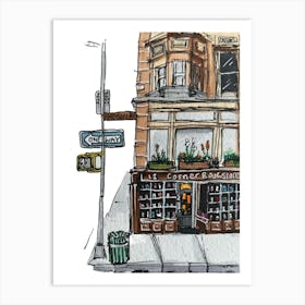 NYC Bookstore Art Print