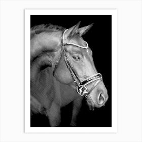 Horse Line Art 1 Art Print