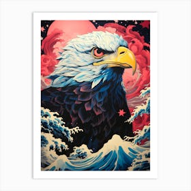 Eagle In The Sky Art Print