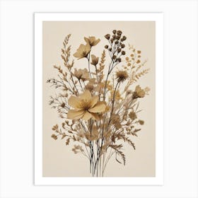 Fleurs Sechees, Dried Flowers Exhibition Poster 23 Art Print (7) Art Print