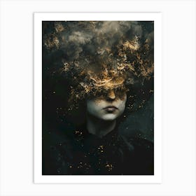 Darkness mind Art Print