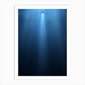 Underwater Light Art Print