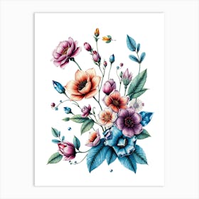 Floral Painting 2 Art Print