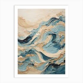 Ocean Waves Art Print