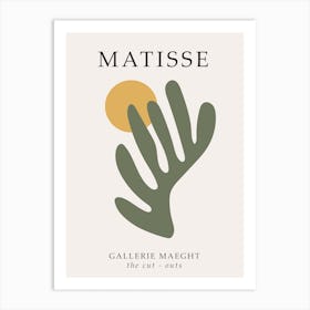 Green and Yellow Matisse Art Print