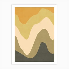 Abstract Waves 04 4 Art Print