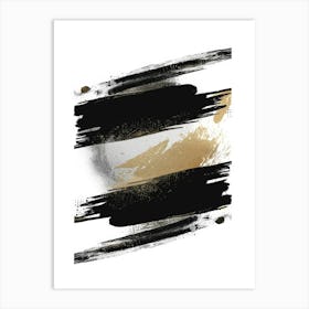 Black And Gold Canvas Print 20 Art Print