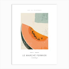 Cantaloupe Le Marche Fermier Poster 2 Art Print