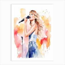 Taylor Swift 10 Art Print
