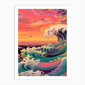 Great Wave 2 Art Print