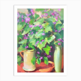 Devil’S Ivy 2 Impressionist Painting Art Print