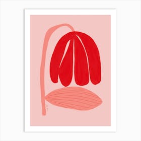 Pink flower Art Print