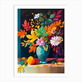 Flowers In A Vase 38 Art Print