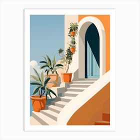 Santorini 1 Art Print